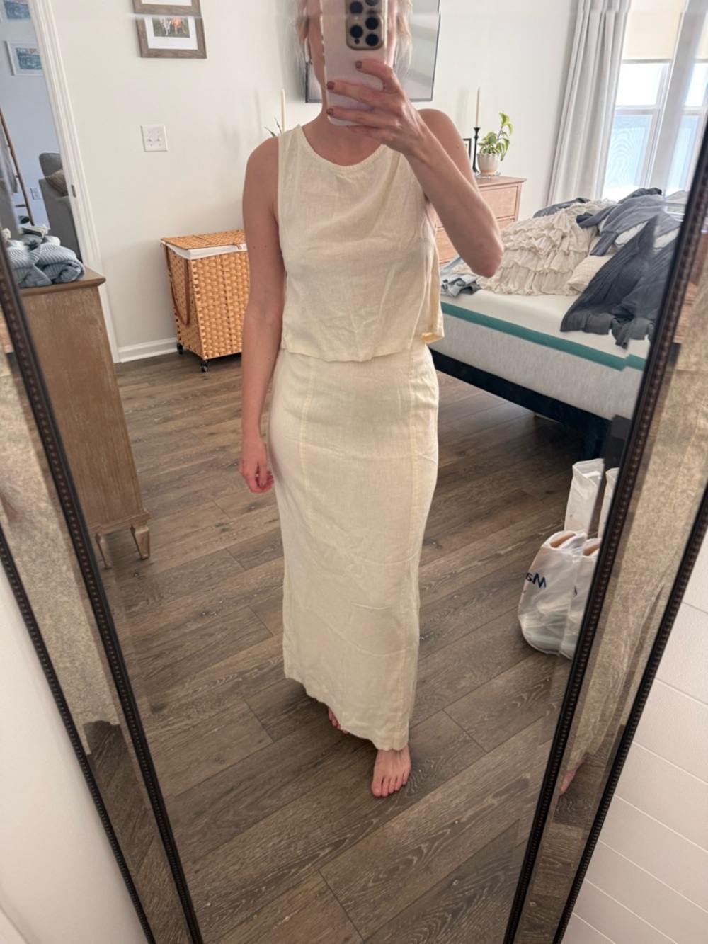 Free people linen set
